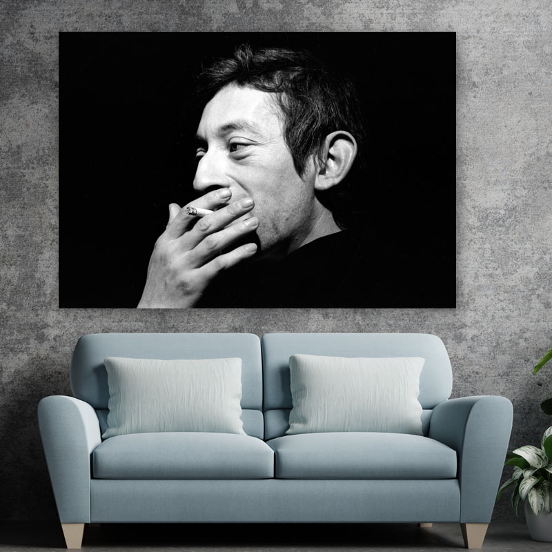 Πίνακας σε καμβά Serge Gainsbourg